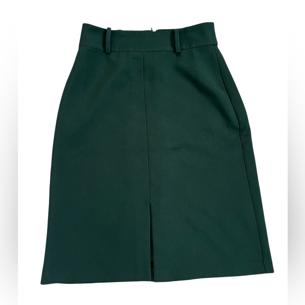 Banana Republic Dark Green Pencil Skirt